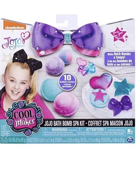 cool maker jojo siwa bath bomb soap spa kit nickelodeon holiday toy