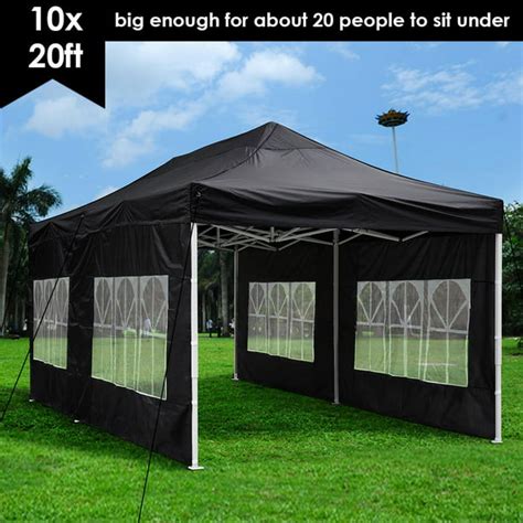 yescom  ez pop  canopy folding wedding party tent outdoor black walmartcom walmartcom
