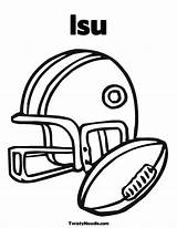 Lsu Coloring Printable Football Cliparts Pages Helmet Favorites Add sketch template