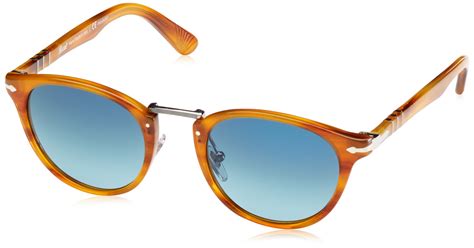 Persol Mens Sunglasses Po3108 Brown Blue Acetate Polarized 49mm