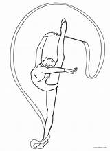 Gymnastics Ausmalbilder Turnen Barbie Cool2bkids Ausdrucken Malvorlagen Rhythmic sketch template