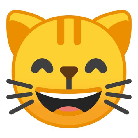 😸 grinning cat face with smiling eyes emoji meaning and pictures