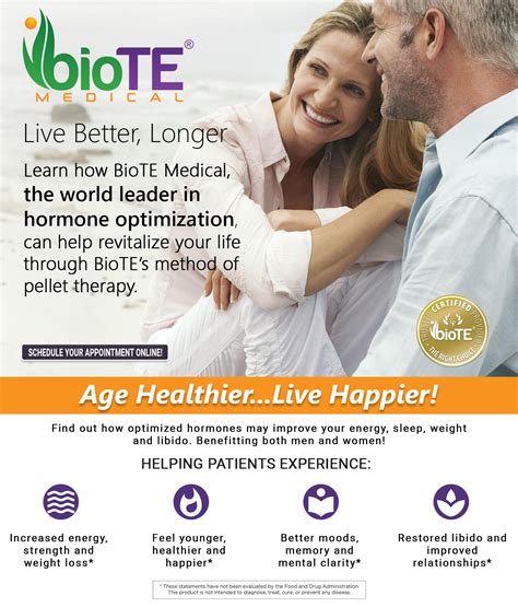 Biote Bioidentical Hormone Replacement Therapy Skin And
