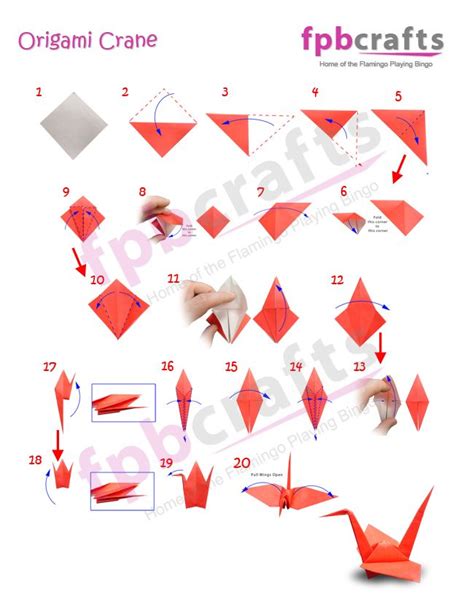 fpb crafts origami crane book origami origami crane origami easy