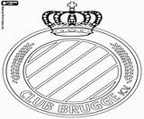 Brugge Club Logo Coloring Soccer Pages Football Clubs Van Google Emblems Europe Logos Fc Rapid sketch template
