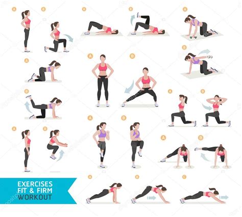 woman workout fitness aerobic and exercises vector