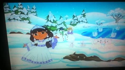 dora saves  snow princess  snowy forest song youtube