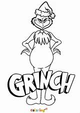Grinch Kids Whoville sketch template