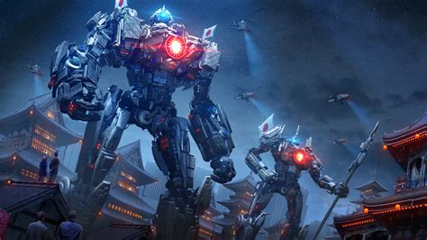 Pacific Rim Mecha Robot Warrior Sci Fi Futuristic Wallpapers Hd