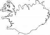 Iceland Map Maps Mapsof  Hover sketch template