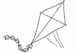 Kite Coloring Pages Kids Printable sketch template