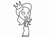 Princesa Coroada sketch template
