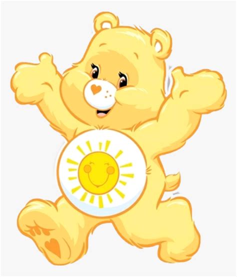 transparent care bear clipart funshine bear care bear hd png