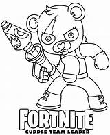 Fortnite Coloring Cuddle Team Leader Pages Skin Print Printable Topcoloringpages Pop sketch template