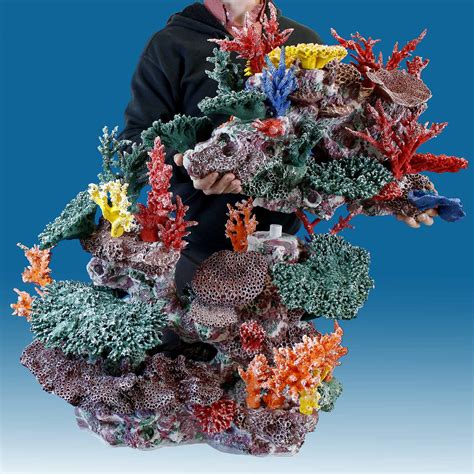 dmpnp tall coral reef fish tank decoration  saltwater aquariums