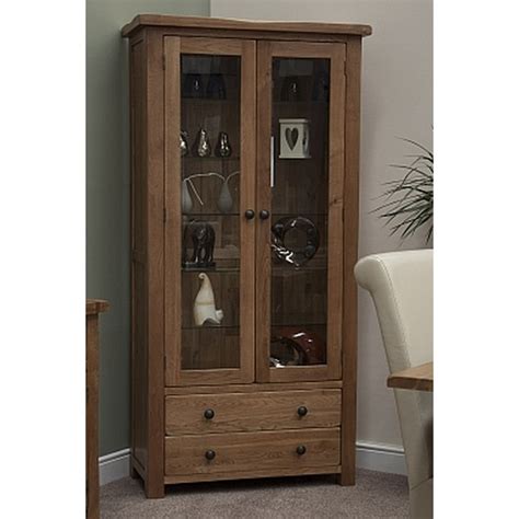 rustic solid oak furniture furniture display cabinet sale