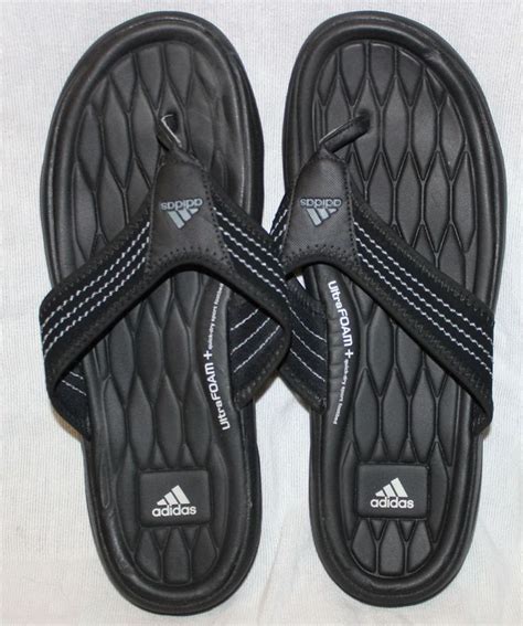 adidas  usa soft comfort ultra foam quickdry sport footbed flip flops sandals flip flops