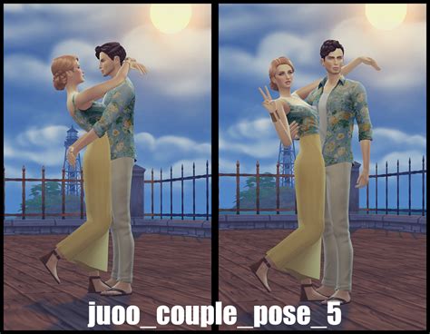 Couple Poses 5 By Juoo9082 The Sims Poses Sims 4
