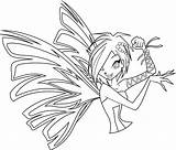 Winx Butterflix Colorare Disegni Season Sirenix sketch template