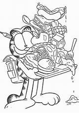 Garfield Kolorowanka Kot Kolorowanki Druku Sheets Coloriage Trickfilmfiguren Lasagna Malowanki Enregistrée Drukuj Pomaluj Pobierz Mister sketch template