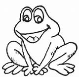 Coloring Pages Frog Cute Printable Frogs Popular sketch template