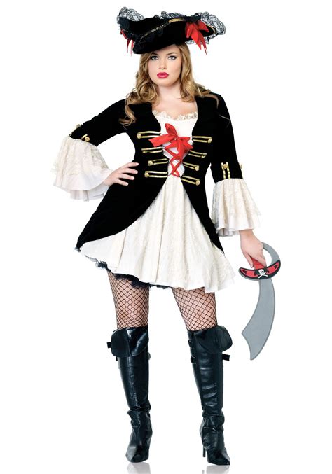 plus size sexy captain swashbuckler costume halloween costume ideas 2021