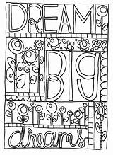 Coloring Pages Dream Doodle Sharpie Kids Big Bullet Printable Color Adult Print Getcolorings Popular Journal Getdrawings Children Colorings sketch template