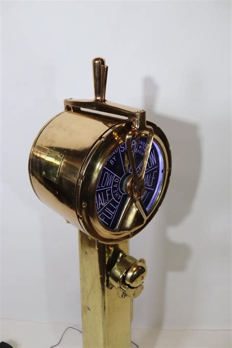 solid brass ships bridge telegraph for sale at 1stdibs