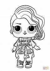 Coloring Lol Rocker Pages Surprise Doll Printable Supercoloring sketch template