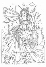 Virgo Zodiac Doodle Colouring Mythology sketch template