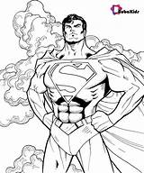 Superman Coloring Pages Printable Bubakids Print Idea sketch template