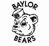 Baylor Bears sketch template