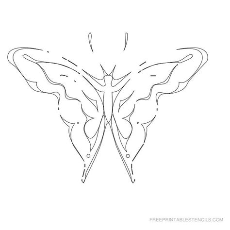 printable butterfly stencil  butterfly printable butterfly