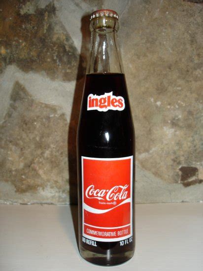 ingles commemorative coke bottle 1985