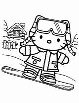 Kolorowanka Zima Colouring Kolorowanki Ausmalbilder Weihnachten Snowboard Druku Snowboarding Colorir Kinder Kolorowankę Wydrukuj sketch template