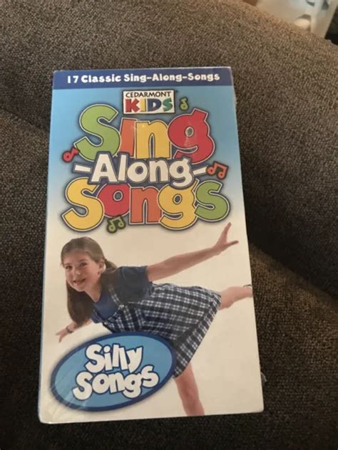 vhs cedarmont kids sing  songs silly songs vhs  sealed  rare  picclick