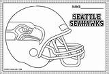 Seahawks Seattle Kids Seatle Helmet Sounders Steelers Russell Wilson Outline sketch template