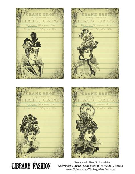 images   printable vintage library cards  printable
