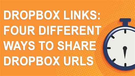 dropbox links tutorial   ways  share dropbox urls  youtube