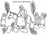Palm Sunday Coloring Pages Getcolorings Printable Getdrawings Color Sheets sketch template