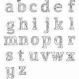 Alphabet Lowercase Freeprintablecoloringpages Tracing sketch template