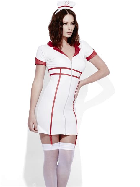 ladies sexy short nurse costume