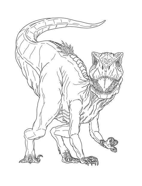 [38 ] Jurassic Park Halloween Dinosaur Coloring Pages