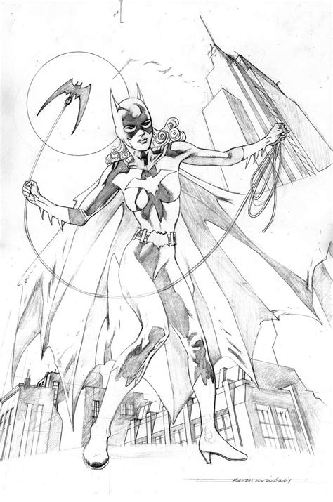 Kevin Nowlan Yet Another Batgirl Pin Up