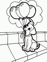 Ballon Coloring Hunde Malvorlagen Usable Ausmalbild Drachen Luftballons Aktivitäten Spanisch Letzte sketch template