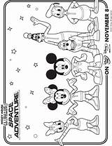 Mickey Mouse Coloring Clubhouse Pages Printable Space Adventure Club Colouring House Disney Birthday Kids Sheets Print Clipart Friends Color Minnie sketch template