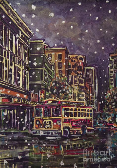 A Night In Town Painting By Dinah Anaya Fine Art America
