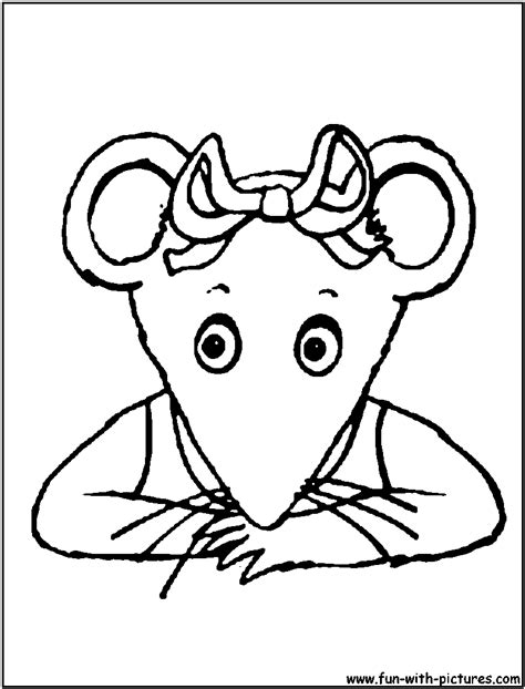 angelina ballerina coloring pages    print