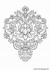 Coloring Pages Lotus Mandala Flower Zen Adult Colouring Antistress Printable Clipart Flowers Books Color Tattoo Clipground Popsugar Vector Book перейти sketch template