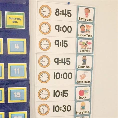 visual schedule visual schedule preschool toddler visual schedule